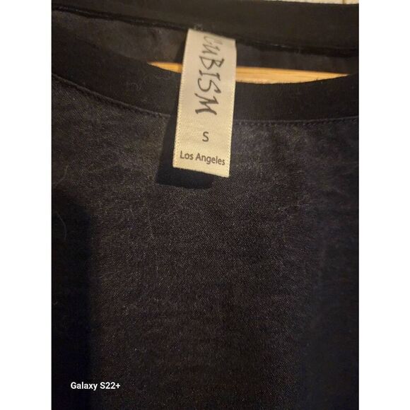 T10 Cubism black blouse - Picture 2 of 7